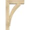 Ekena Millwork Thorton Block Rough Sawn Bracket w/ Offset Brace, Douglas Fir, 6"W x 20"D x 32"H BKT0604X20X32THR05RDF - alternate 3